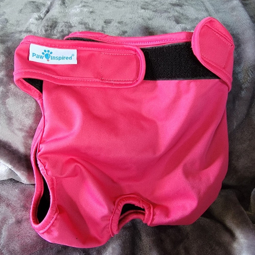 Paw Inspired Dog Diaper Female Large Pink Excellent‎ Washable Reusable Wrap